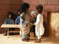 Jesus beweist sich dem Thomas - Anklicken zur Gro�ansicht !