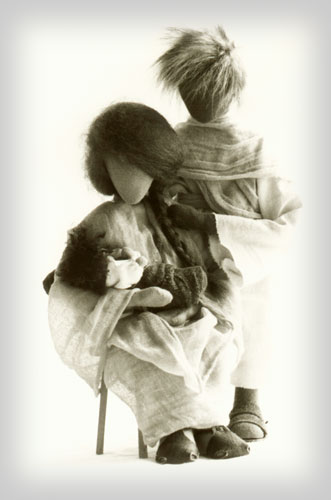 Figurenbild - Weihnachten 1990